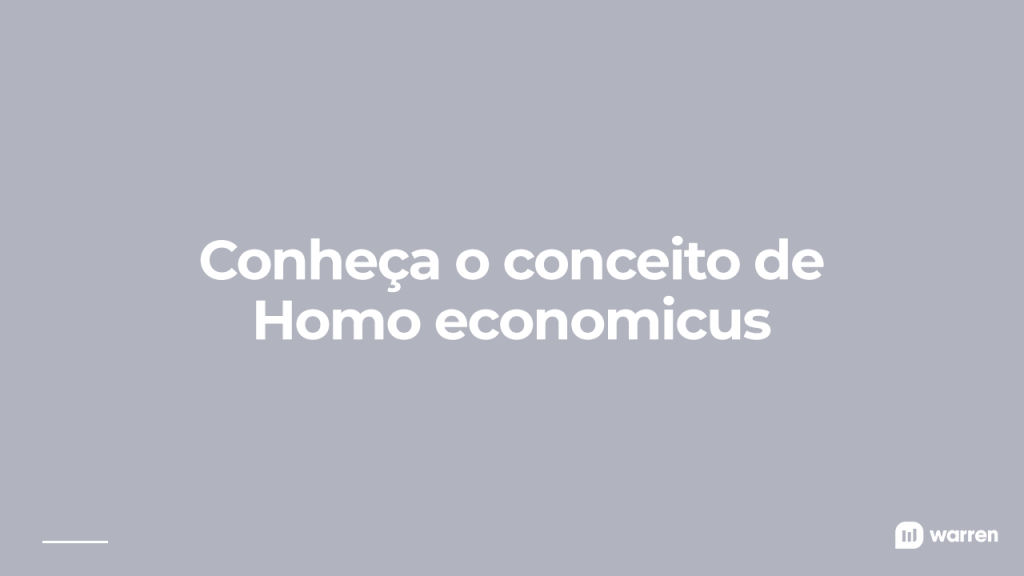 Conceito de Homo economicus, ilustração