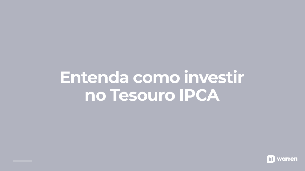 Como investir no Tesouro IPCA, ilustração