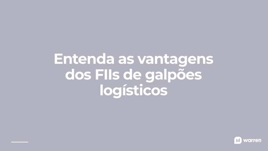 EstagiarioInvestidor - Em FIIS, temos ótimas opções como galpões